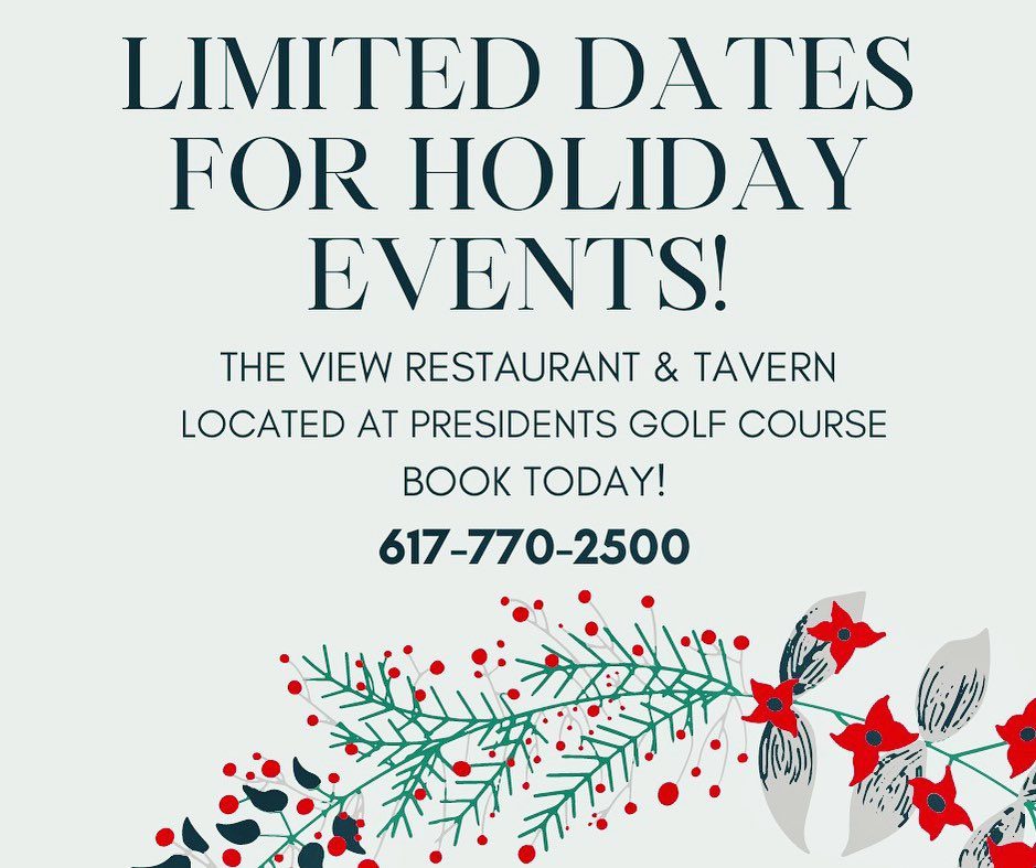 24718300310304339544090916610652899323102028n | The View Restaurant Any plans for the holidays yet Come join us at The View for all of your festivities Call to book today