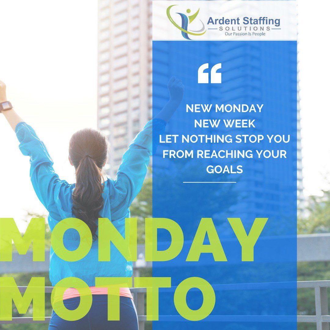 If finding a new job is on your list of things to do....Today is the day! Call the professionals at Ardent Staffing Solutions and find your next great opportunity! We are here to help